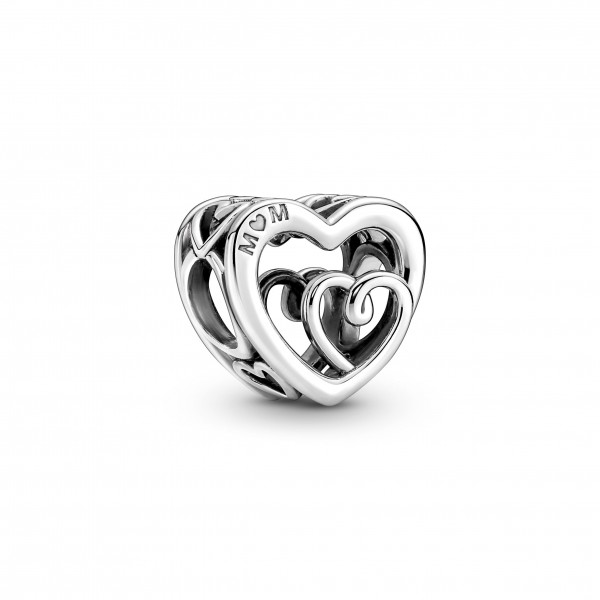 Pandora - Charm Coeurs de lInfini Entremêlés - Argent 925°° -  - Collection Pandora Moments