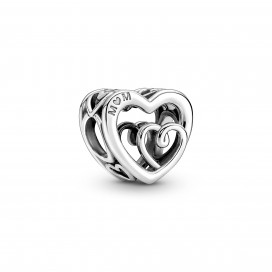 Pandora - Charm Coeurs de lInfini Entremêlés - Argent 925°° -  - Collection Pandora Moments