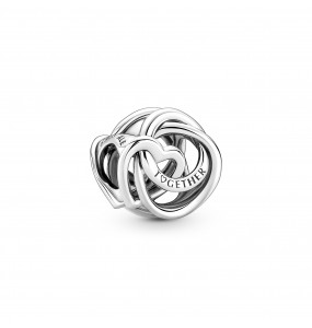 Pandora - Charm Coeur et Cercles Ma Famille pour Toujours - Argent 925°° -  - Collection Pandora Moments