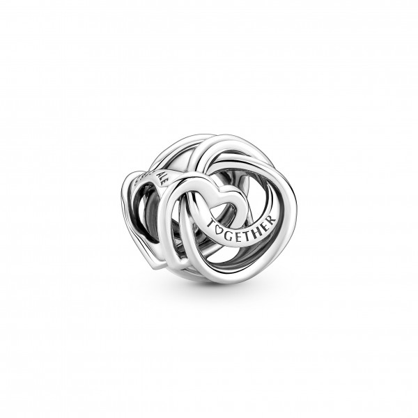 Pandora - Charm Coeur et Cercles Ma Famille pour Toujours - Argent 925°° -  - Collection Pandora Moments