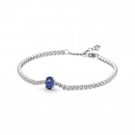 Pandora - Bracelet Cordon Bimatière Scintillant - Argent 925°° -  - Collection Pandora Timeless