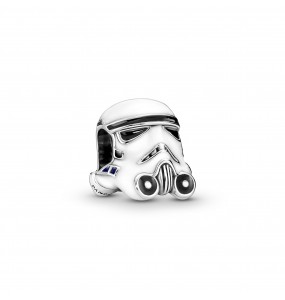 Pandora - Charm Star Wars Casque de Stormtrooper - Argent 925°° - émail - Collection Star Wars x Pandora