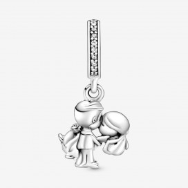 Pandora - Charm couple marie - Argent 925°° - Collection Pandora Moments