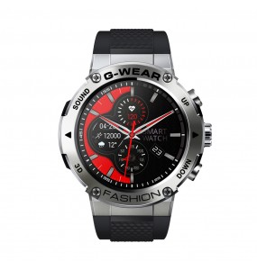 Montre Homme Smarty SW036B - Collection Bootcamp - Bracelet Silicone noir