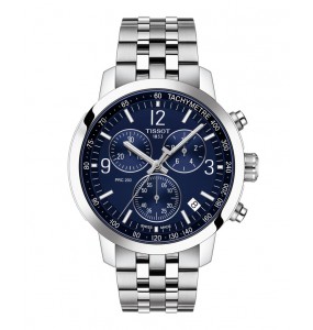 Montre Homme T1144171104700 Tissot PRC 200 Chronograph - Cadran Ronde, Bleu