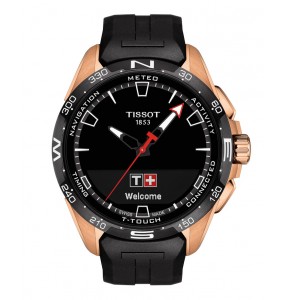 Montre Homme T1214204705102 Tissot T-Touch Connect Solar - Cadran Ronde, Noir