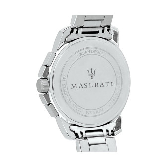 Montre Homme Maserati Chronographe Successo R8873621008 bracelet acier et cadran bleu nuit et acier rosé