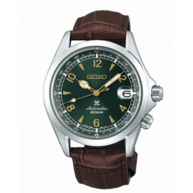 SEIKO PROSPEX ALPINIST AUTOMATIQUE VERT CUIR SPB121J1