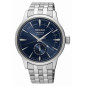 Montre Homme SEIKO Presage Cocktail Automatique Bleu Acier Gris - SSA347J1