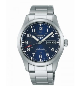 Montre Homme SEIKO 5 Sports Automatique Bleu Acier - SRPG29K1