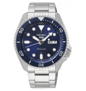 SEIKO 5 SPORTS AUTOMATIQUE BLEU ACIER SRPD51K1