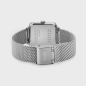 Montre Femme CLUSE La Tétragone Brac en Acier Argenté, Cad Blanc - CW0101207003 Montre Femme CLUSE La Tétragone Brac en Acier Argenté, Cad Blanc - CW0101207003
