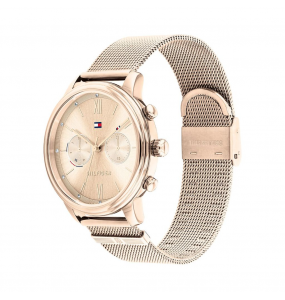 Montre Tommy Hilfiger Blake Femme - Boitier acier Doré Rose - Bracelet acier Doré Rose