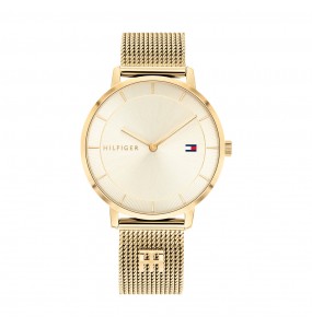 Montre Tommy Hilfiger Tea Femme - Boitier acier Doré - Bracelet acier Doré