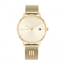 Montre Tommy Hilfiger Tea Femme - Boitier acier Doré - Bracelet acier Doré