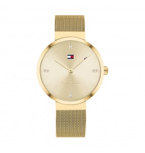 Montre Tommy Hilfiger Liberty Femme - Boîtier acier Doré - Bracelet acier Doré