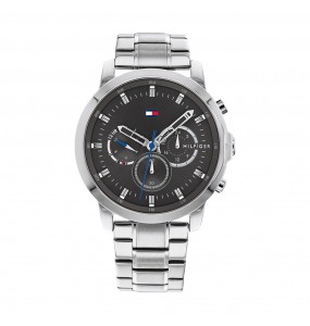 Montre Tommy Hilfiger Jameson Homme - Boitier acier argenté - Bracelet acier argenté