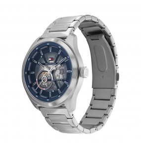 Montre Tommy Hilfiger Oliver Homme - Boitier acier argenté - Bracelet acier argenté