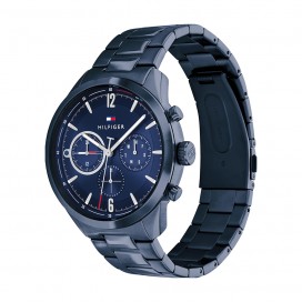 Montre Tommy Hilfiger Matthew Homme - Boîtier acier Bleu  - Bracelet acier Bleu