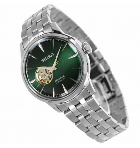 Montre Homme SEIKO Presage Aquapulco Vert Acier Argenté - SSA441J1