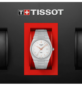 Montre Homme TISSOT PRX Quartz Blanche 40mm - T1374101103100