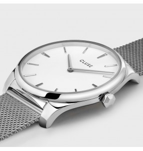 Montre Femme Cluse Feroce Argent, blanc - CW0101212001