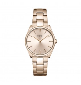 Montre Femme Cluse Féroce Petite Steel Pink Gold Colour rose CW11201