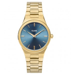 Montre Femme Cluse Vigoureux Argent, Bleu -CW0101210005