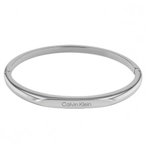 Bracelet Calvin Klein, collection Sculptural Faceted, bijou acier référence 35000045