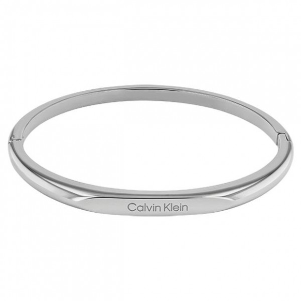 Bracelet Calvin Klein, collection Sculptural Faceted, bijou acier référence 35000045