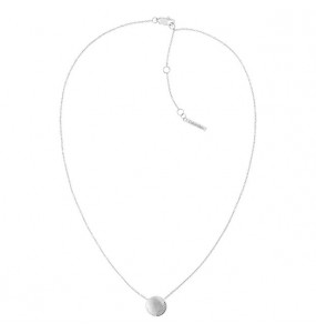 Collier Calvin Klein, collection Timeless Minimal Circular, bijou acier référence 35000143