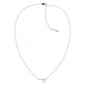 Collier Calvin Klein, collection Timeless Minimal Pearl, bijou acier référence 35000175