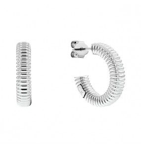 Boucles d'oreilles Calvin Klein, collection Contemporary Playful Repetition, bijou acier référence 35000031