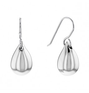 Boucles d'oreilles Calvin Klein, collection Sculptural Sculptured Drops, bijou acier référence 35000073