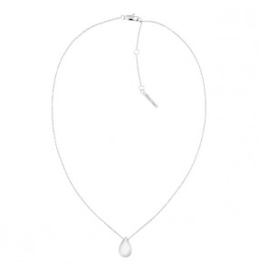 Collier Calvin Klein, collection Sculptural Sculptured Drops, bijou acier référence 35000083