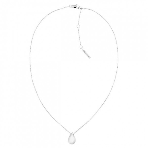 Collier Calvin Klein, collection Sculptural Sculptured Drops, bijou acier référence 35000083