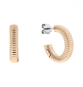 Boucles d'oreilles Calvin Klein, collection Contemporary Playful Repetition, bijou acier référence 35000033