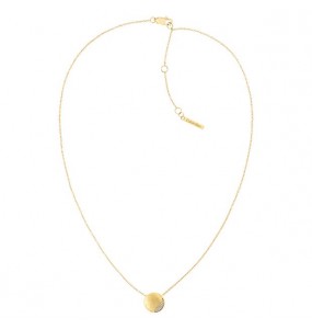 Collier Calvin Klein, collection Timeless Minimal Circular, bijou acier référence 35000144