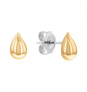 Boucles d'oreilles Calvin Klein, collection Sculptural Sculptured Drops, bijou acier référence 35000071