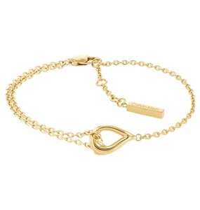 Bracelet Calvin Klein, collection Sculptural Sculptured Drops, bijou acier référence 35000077