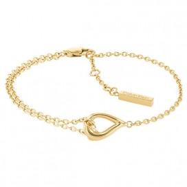 Bracelet Calvin Klein, collection Sculptural Sculptured Drops, bijou acier référence 35000077