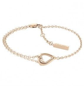 Bracelet Calvin Klein, collection Sculptural Sculptured Drops, bijou acier référence 35000078