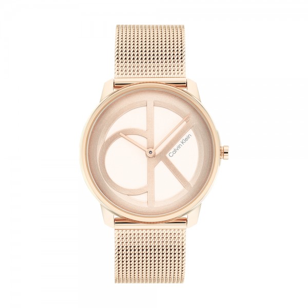 Montre Femme Calvin Klein - Collection Iconic Mesh - Style Tendance - Réf. 25200035