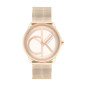 Calvin Klein - Montre Iconic Mesh acier doré rose - Ref 25200035