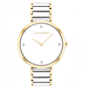 Montre Femme Calvin Klein - Collection Timeless Minimalistic T Bar - Style Minimaliste - Réf. 25200134