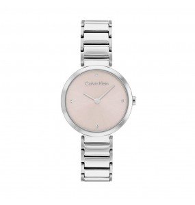 Montre Femme Calvin Klein - Collection Timeless Minimalistic T Bar - Style Minimaliste - Réf. 25200138