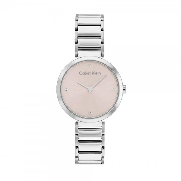 Montre Femme Calvin Klein - Collection Timeless Minimalistic T Bar - Style Minimaliste - Réf. 25200138