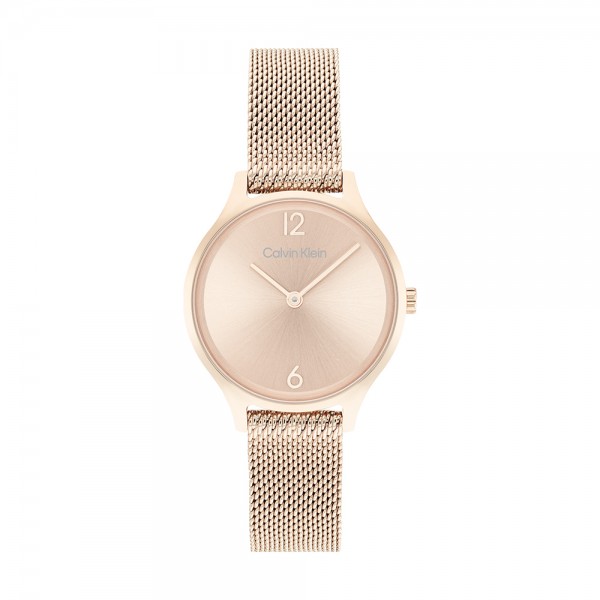 Montre Femme Calvin Klein - Collection Timeless Timeless 2H - Style Tendance - Réf. 25200059