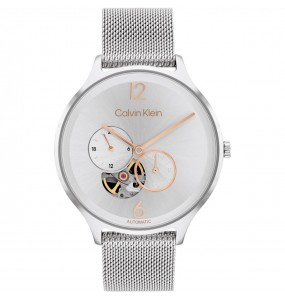 Montre Femme Calvin Klein - Collection Timeless Timeless Auto - Style Tendance - Réf. 25200121