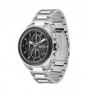 Montre Homme Hugo Boss Athleisure  - Boîtier acier argenté - Bracelet acier argenté - Ref 1513949